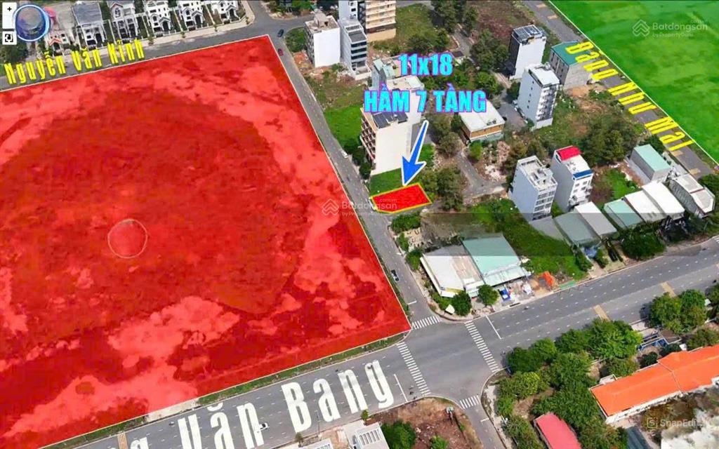 Hàng hiếm hai mặt tiền phan bá vành,q2dt 11x18mgiá 55 tỷ