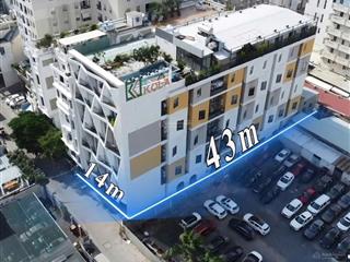 Tòa chdv nguyễn văn linhq7dt 14x43mhầm 7 tầngtn 700trgiá 159 tỷ