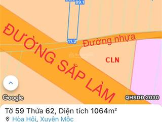 Đất rẻ hoà hội  xuyên mộc  brvt