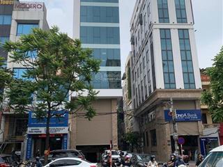 Bán tòa vp mp nguyễn khánh toàn, lô góc dt 125m2 9tầng giá chỉ 59 tỷ.vỉa hè 10m, dòng tiền 200tr/th
