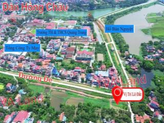 Bán đất tại quang trung, hưng yên, 800m2, giá cực chất đẹp, nhiều tiện ích nằm giữa trung tâm
