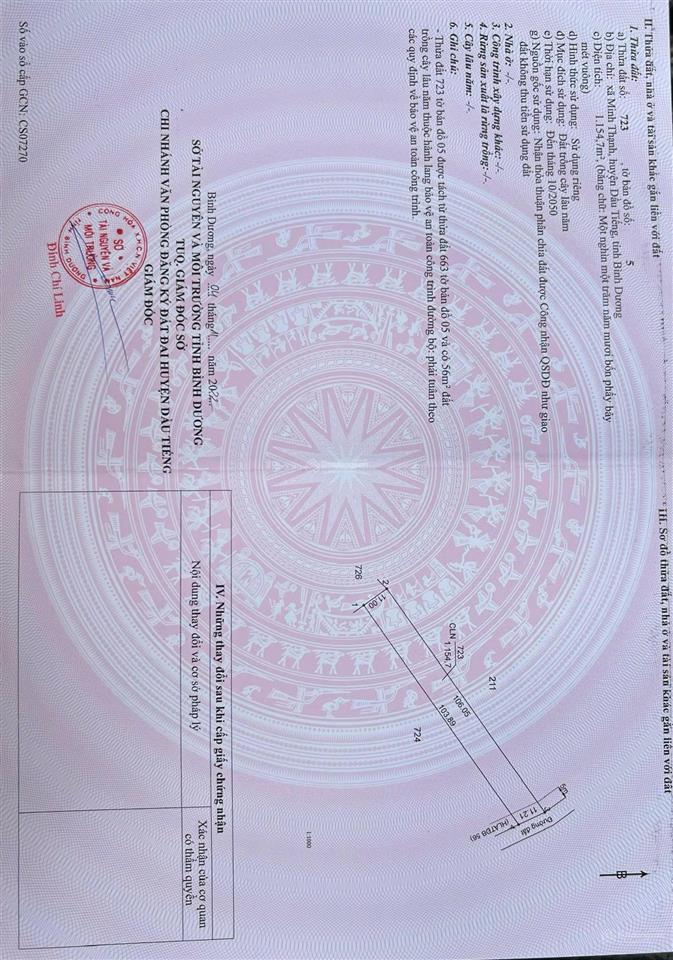 Bán đất sào 1100m2 tại minh thạnh tp hcm 650k/m2