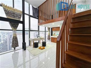 Duplex view kính  gác 2m rộng rãi  có bảo vệ, thang máy  siêu đẹp  gần aeon tp