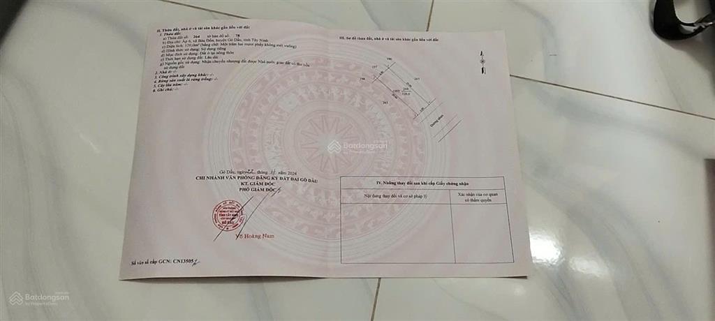 Tái định cư phước đông 6x20 750 triệu