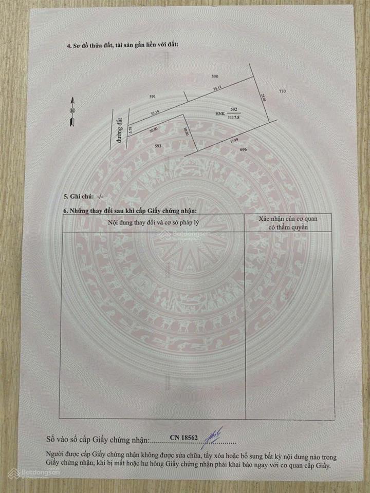 750 triệu 1.117m² gần kcn hiệp thạnh, đất phủ hồng