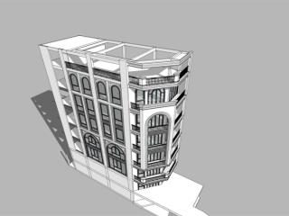 Tòa nhà mt tân hòa đông  an dương vương 7x20m nở hậu 7.4m 1 trệt 6 lầu st