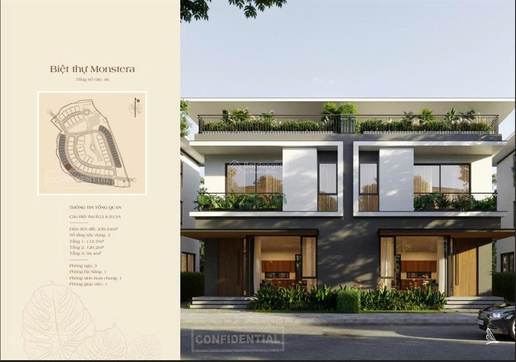 Chính chủ gửi bán biệt thự giá tốt nhất tại dự án xanh villas 2 hà nội tropical garden