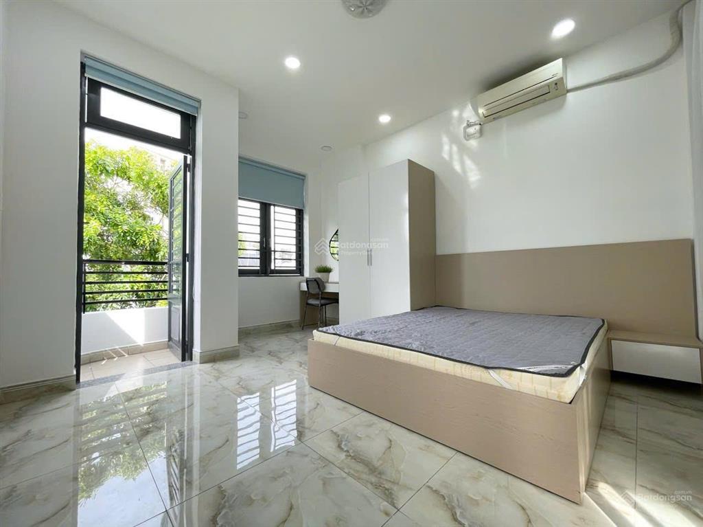 Căn hộ mini 1pn balcony đường trần quang khải gần cầu bông, bờ kè hoàng sa, chợ tân định quận 1