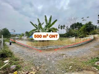 Bán lô góc cực đẹp 500m full thổ cư ngay cụm công nghiệp thanh cao lương sơn, hòa bình