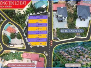 Bán đất đẹp trung tâm tp.hoà bình view sông sổ sẵn giá chỉ hơn 600 triệu!