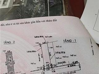 Nhà mặt tiền  vị trí đẹp, chỉ cách lê thị hà 30m  rộng 5m