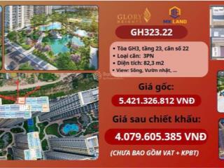 Glory heights chiết khấu 23,5% 1pn+ 2,450tỷ| 2pn 59m2 3,250 tỷ| 2pn+ 69m2 3,59tỷ|3pn 83m2 4,069 tỷ