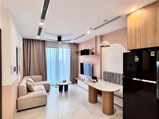 Cho thuê 1pn+ 55m2 the beverly nội thất màu hồng xin xỉu ngọc có giỏ hàng cho thuê be bên dưới