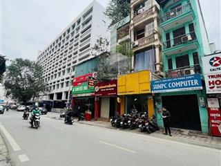 Bán tòa văn phòng mặt phố trường chinh, thanh xuân, dt 120m2 * 9 tầng, mt 6m, thông sàn & hầm,60 tỷ
