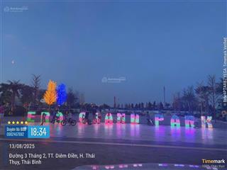 Bán đất khu đô thị era diêm điền  thái thụy thái bình s102,5m2 giá 2,9 tỷ.