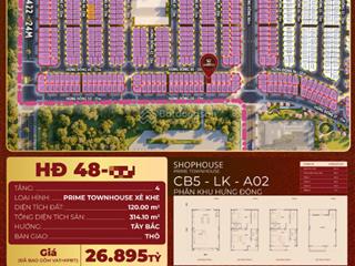 Vinhomes wonder city (đan phượng) xẻ khegần công viênđường lớncạnh trường học, 120m, 23,9 tỷ