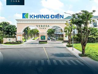Bán bt verosa park  khang điền, 18 tỷ, 108m2, 3pn, 4wc, full nội thất cao cấp