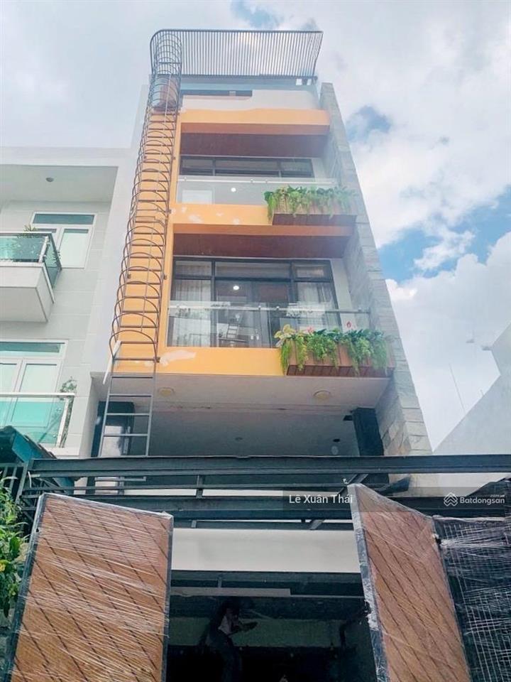 Nhà 5 tầng thành thái, quận 10 95m2, mt 4.5m, hẻm 7m thu nhập cao từ chdv 23,3tỷ