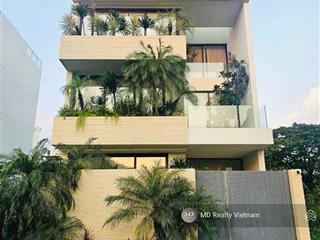 Bán biệt thự hầm 4 tầng hồ bơi khu villa thủ thiêm, p. thạnh mỹ lợi, tp. thủ đức