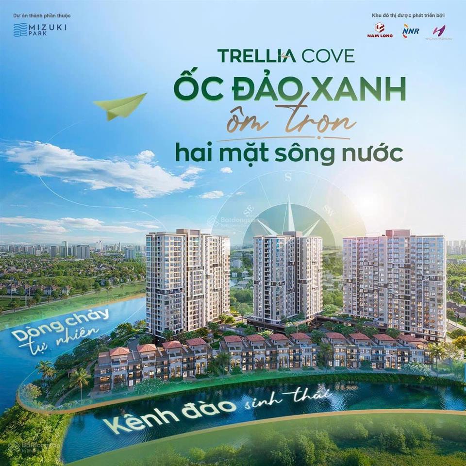 Mở bán căn hộ "trelia cove" tại mizuki park giá chỉ từ 3,6 tỷ/căn, ck 11% khi booking sớm
