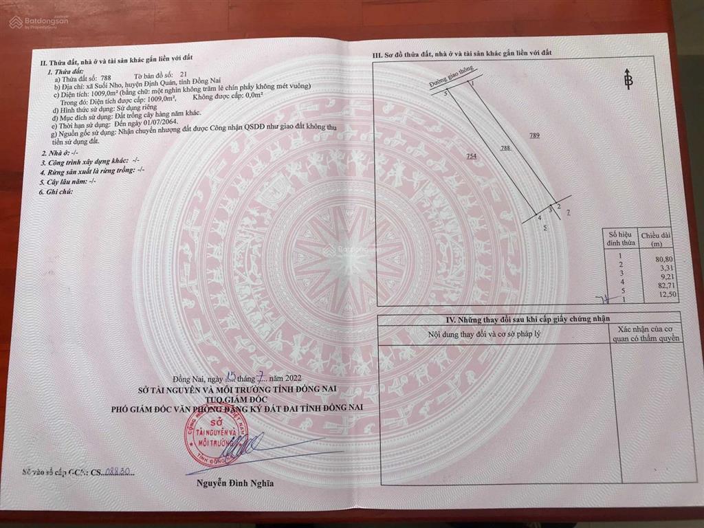 Bán lỗ  chính chủ mua lô đất vườn suối nho 900 triệu nay cần tiền gấp nên bán lại 590 triệu