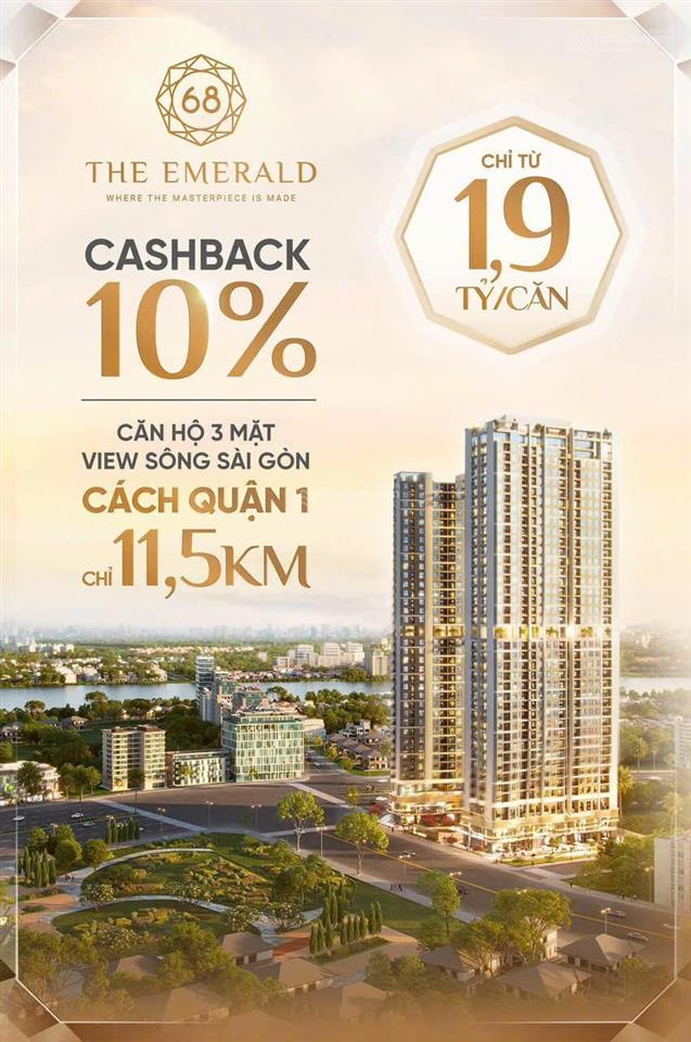 Căn hộ the emerald 68 mở bán giỏ hàng độc quyền 07/2025. nhận chiết khấu cao từ chủ đầu tư
