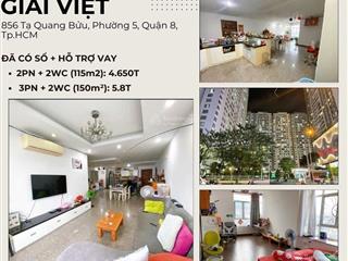 ( giai việt p5 q8 ) bán nhanh căn hộ 150m² 3pn rộng rã  giá thương lượng trực tiếp