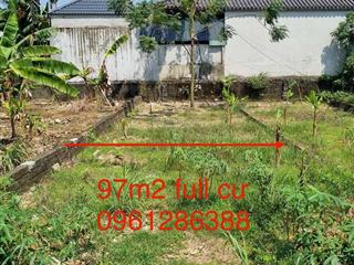 Chính chủ cần nhượng nhanh mảnh đất 97m2 full cư cổ đông trục kinh doanh ô tô tránh 5 phút ra đh