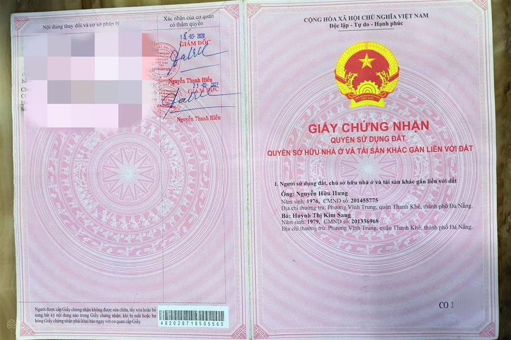 Chính chủ bác sĩ sử tw huế bán đất hói kiểng 14 khu nam hòa xuân hướng tây bắc giá 3.35 tỷ