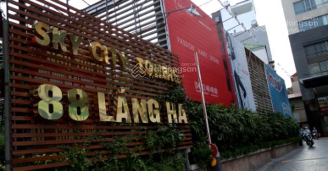 Cho thuê văn phòng tại sky city towers  88 láng hạ, 100m2