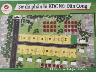 Chính chủ bán lô đất 2 mặt tiền đường nữ dân công  có sổ hồng, gpxd