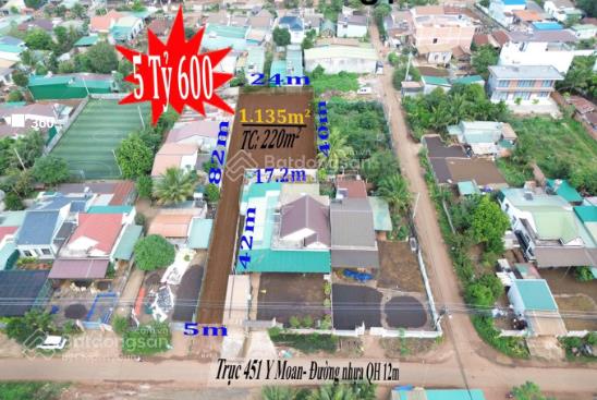 Mảnh đất siêu hiếm 451 y moan 1.135m² nở hậu, thổ cư nhiều giá đầu tư