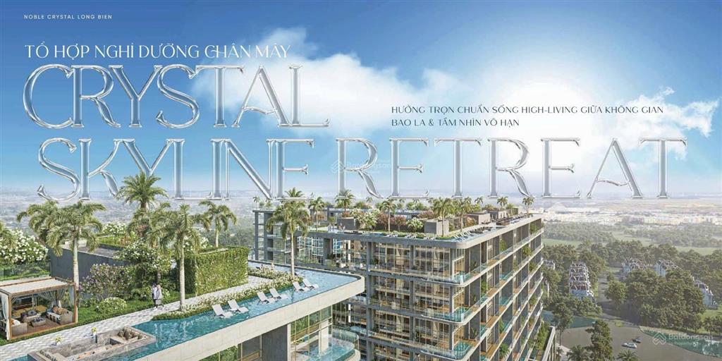 Cần chuyển nhượng căn hộ duplex 3 ngủ tại noble crystal long biên  diện tích 164m2