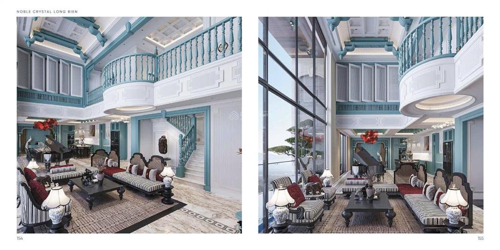 Cần chuyển nhượng căn hộ duplex 3 ngủ tại noble crystal long biên  diện tích 164m2