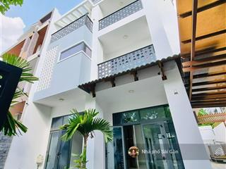 Biệt thự khu đặng thuỳ trâm, quận bình thạnh gần bờ sông, công viên. dt sd 200m2 giá 16,8 tỷ  shr