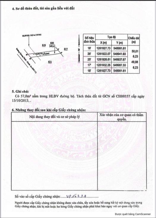 Bán đất tại quang minh, 550 triệu, 249.4m2, mặt tiền 6.23m, ngõ rộng 32m, pháp lý đầy đủ