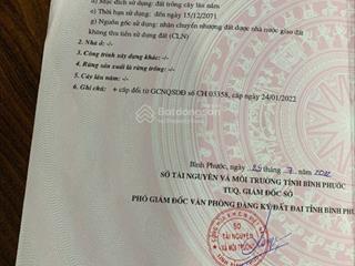Bán gấp gần 5 sào đất mặt đường bê tông tại lộc khánh, lộc ninh, bình phước chỉ 600 triệu