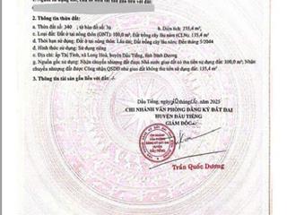 Bán lô đất mặt tiền đt 750, bình dương, 1,150 tỷ sát bên kcn cây trường