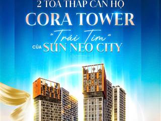 Căn 1pn+1/53.8m2 giá 2.6 tỷ hòa xuân cách sân bay 6km  cora tower