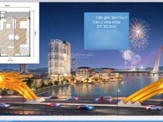 Sun ponte ngay cầu rồng  căn dual key 92.2m2 view cầu rồng giá 8.455 tỷ thương lượng