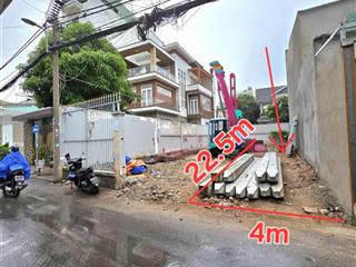 Đất 90m2 (4x22.5 vuông) mt đường 128, p phước long a, thủ đức (7tỷ499)
