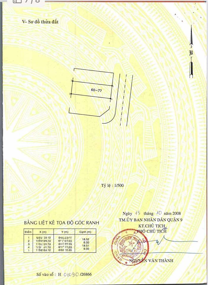 Đất trục liên phường 111m2 (6x18.5 vuông, shr) p phú hữu, tp thủ đức (9tỷ100)