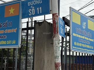 Đất 74m (4.1x18 , đẹp, không lỗi) đường 11, p cát lái , tp thủ đức (6ty290)