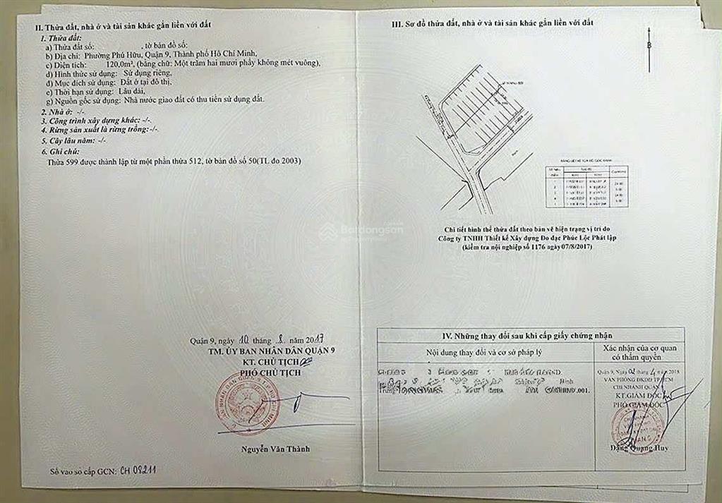 Đất 120m2 (5x24 vuông) đường đặng thanh hiếu, p phú hữu, thủ đức, (4tỷ290)