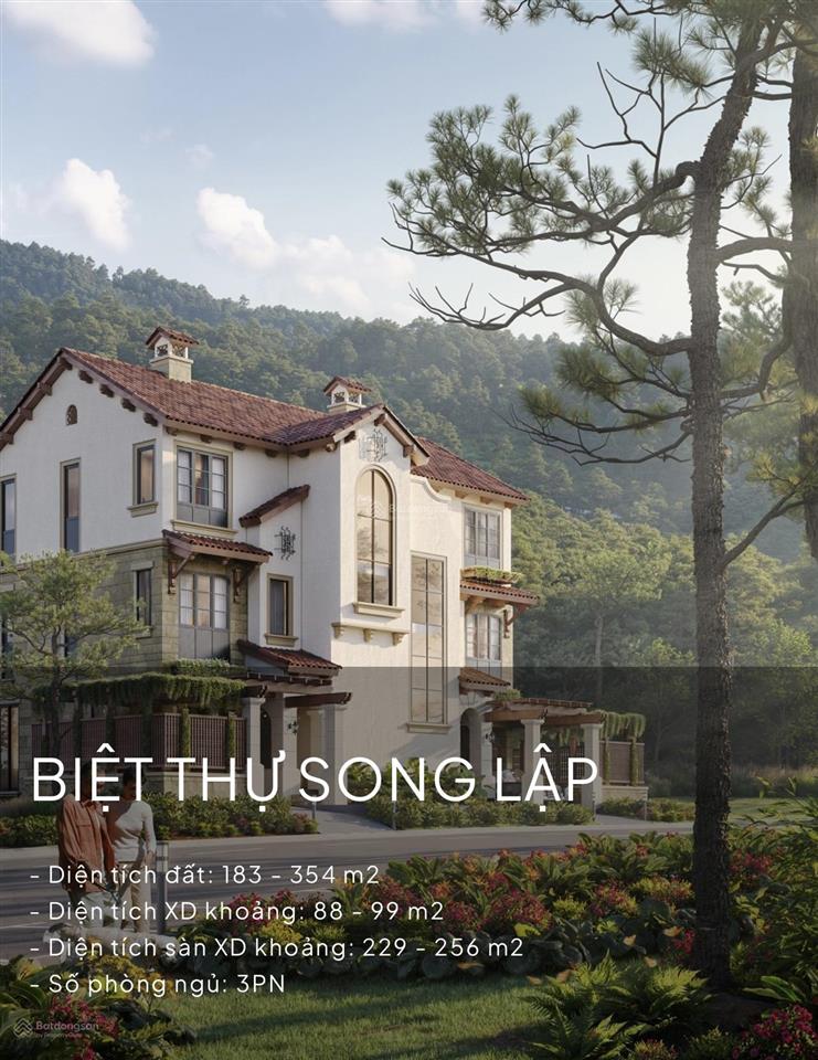 Căn biệt thự song lập 210m2 view hồ cuối cùng đẹp nhất dự án giá chỉ 17,2 tỷ