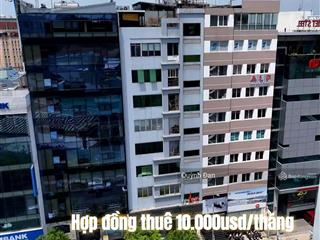 Tòa nhà mt phổ quang, p.2, tân bình  dt 7x26m  hầm + 8 tầng  hđt 180 triệu/th  giá 54 tỷ