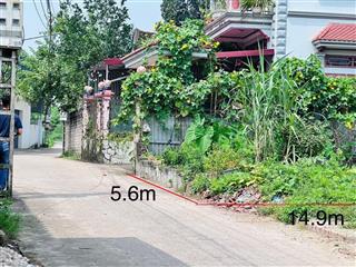 Hơn 1 tỷ. lô đất trung tâm thị trấn thắng bắc giang 80m2 đất ở, mặt tiền 5m6 trước nhà ô tô tránh