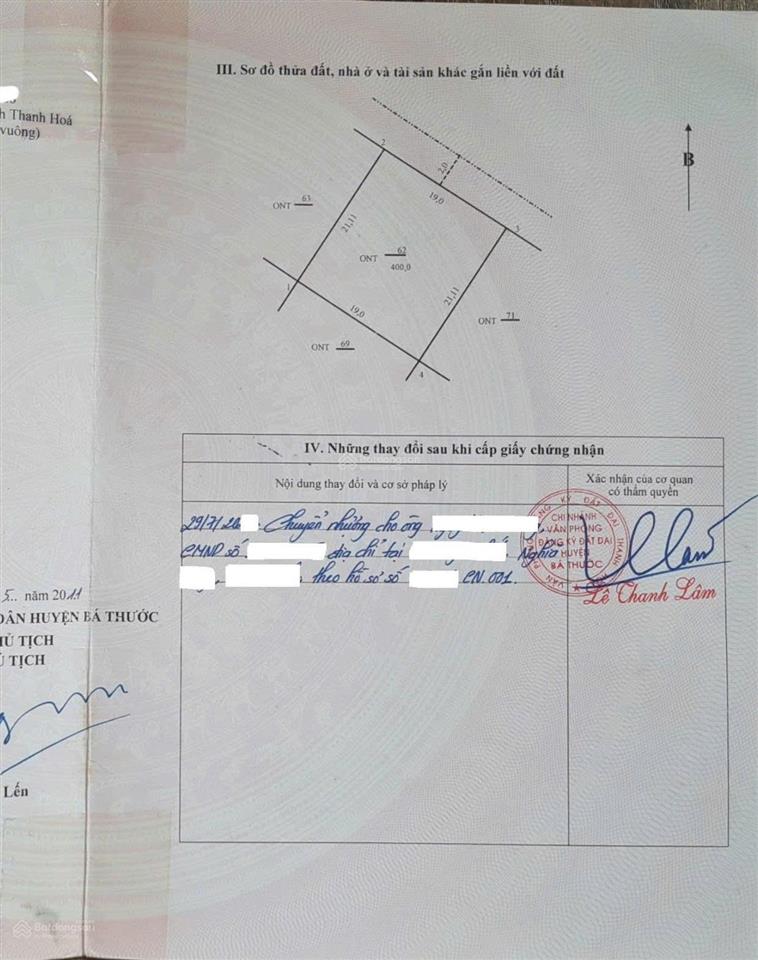 Đất giãn dân phân lô nhà nước 400m2, mặt tiền 19m. đường phân lô bàn cờ, hợp xây biệt thự. sổ vuông