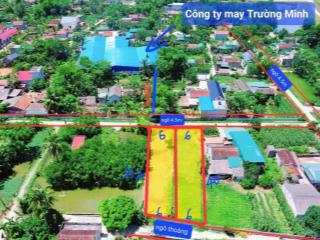 Lô đất sát kcn tượng lĩnhnông cống.gần cao tốc nghi sơn sao vàng. 240m2mt 6m585tr. full thổ cư.