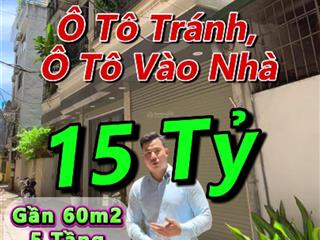 Bán nhà dân xây bồ đề, 60m2, 5 tầng, 4pn, ngõ thông, ô tô vào nhà. giá tốt